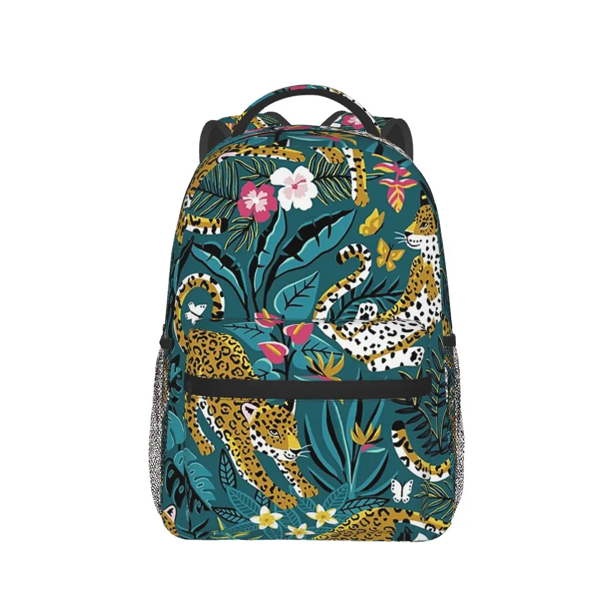

Leopards Jungle Designed Backpack Hot Sale Daypack Large Capacity Children BookBag School Bag Shoulder Bags for Men Women