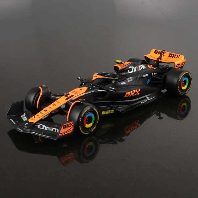 Bburago 1:43 MCL38 F1 Mclaren 2024 Miami Grand Prix Alloy Car