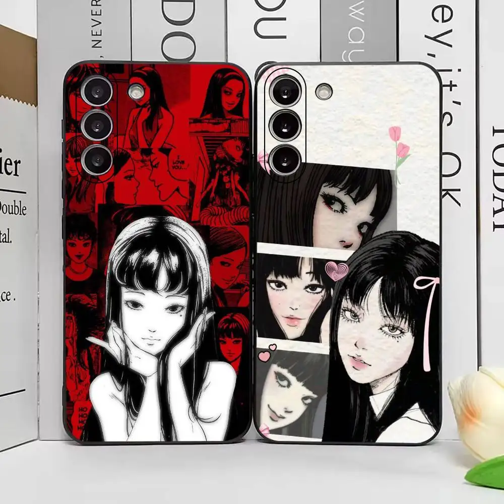 Kawakami T-Tomie Horror Manga Phone Case Silicone Soft For Samsung Galaxy A73,A72,A71,A70,A53,A52,A51