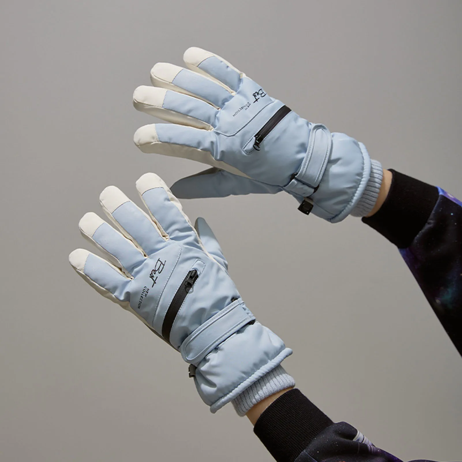 

Winter Skiing Gloves Waterproof Warm Full Finger Mittens Anti Slip Touchscreen Gloves For Skiing Cycling Riding Hiking Fishing