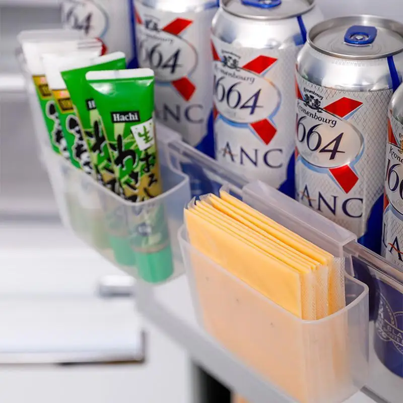 Space-saving Refrigerator Hanging Cheese Slice Organizer Kitchen: Accessories Fridge Bathroom