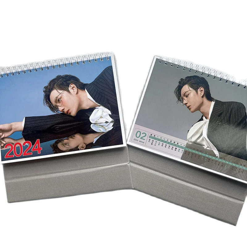 

2024 The Untamed Bo Jun Yi Xiao Calendar Xiao Zhan, Wang Yibo Character Desk Calendars Daily Schedule Planner Cosplay Gift