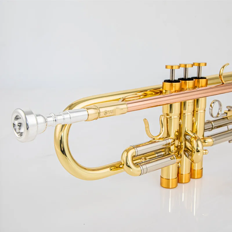 Made in Japan quality 8345 Bb Trumpet B Flat Brass Silver Plated Professional Trumpet Musical Instruments with Leather Case