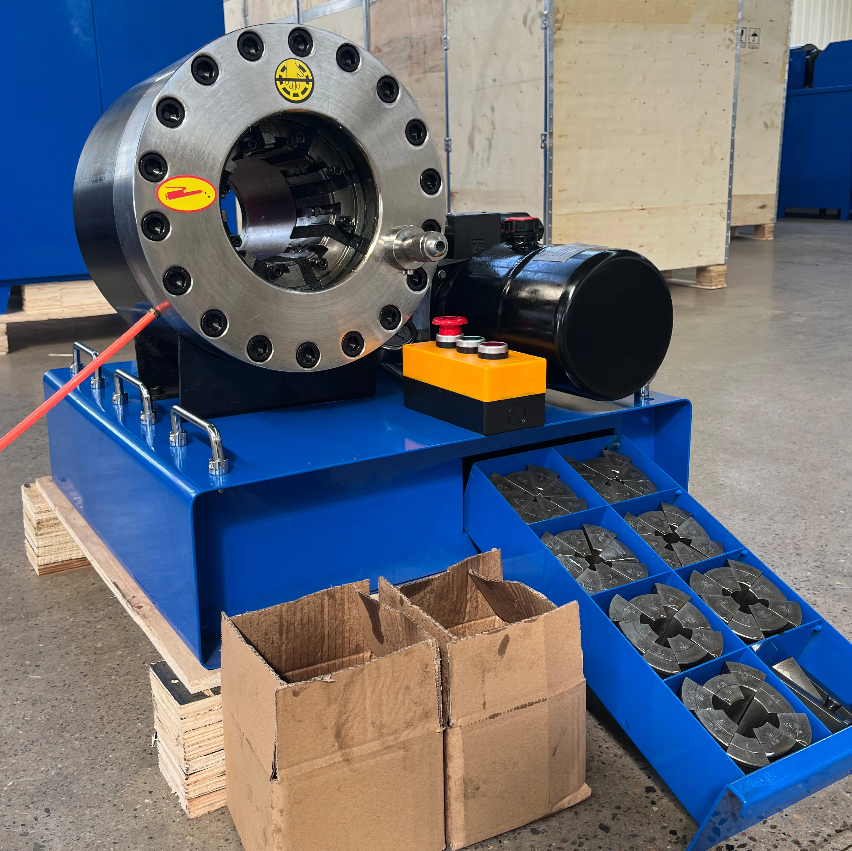Best-selling Fully Automatic 1/4-4 Inch Various Specifications Mold Hydraulic Joint Hose Crimping Machine