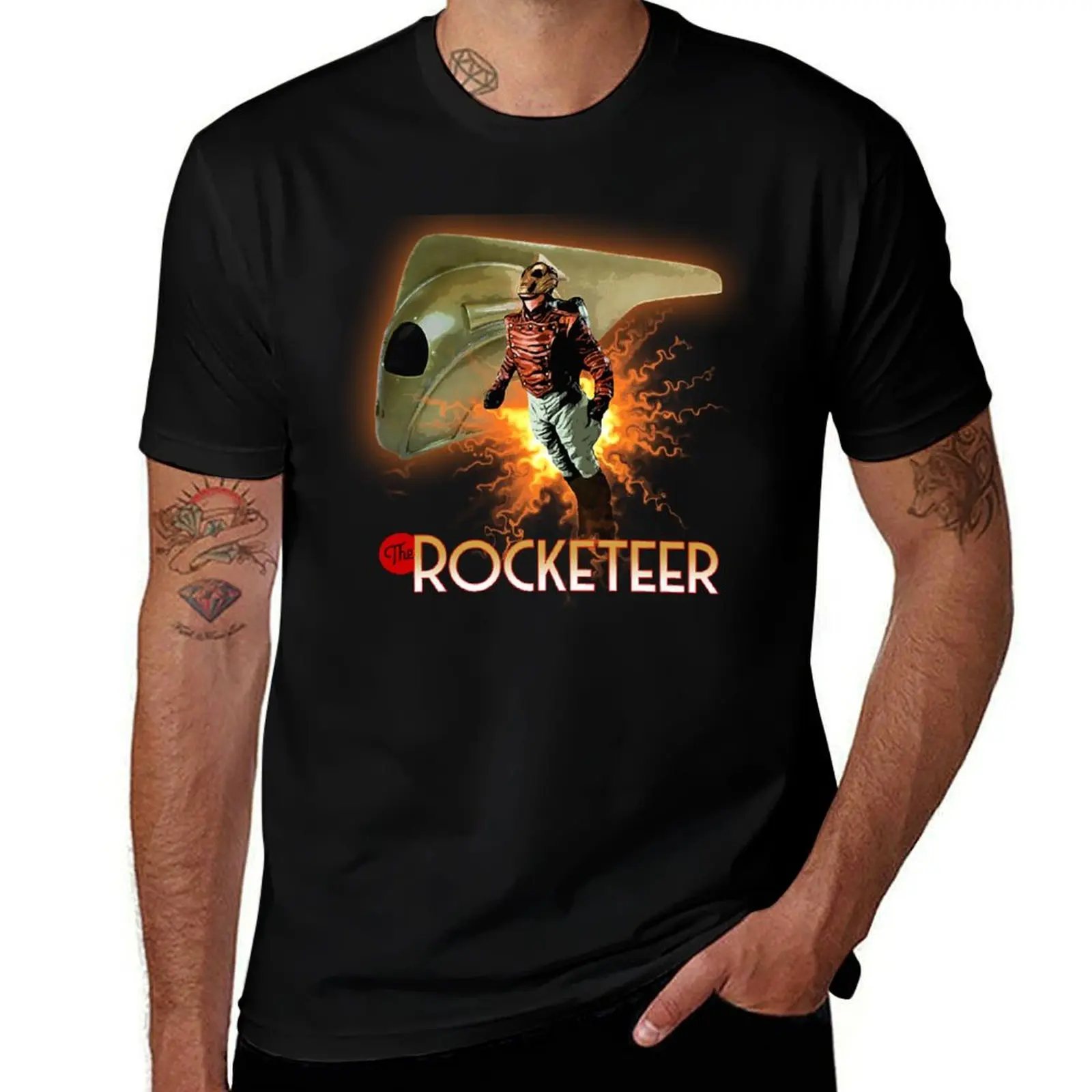 The Rocketeer T-Shirt Casual Lightweight Short Sleeve Top T-Shirt