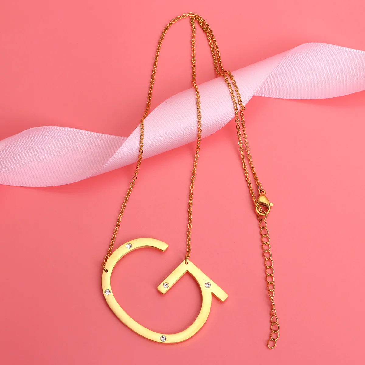 

Necklace Rhinestone Clavicle Chain Minimalist Neck Pendant Jewelry for Women Men Birthday Wedding Party