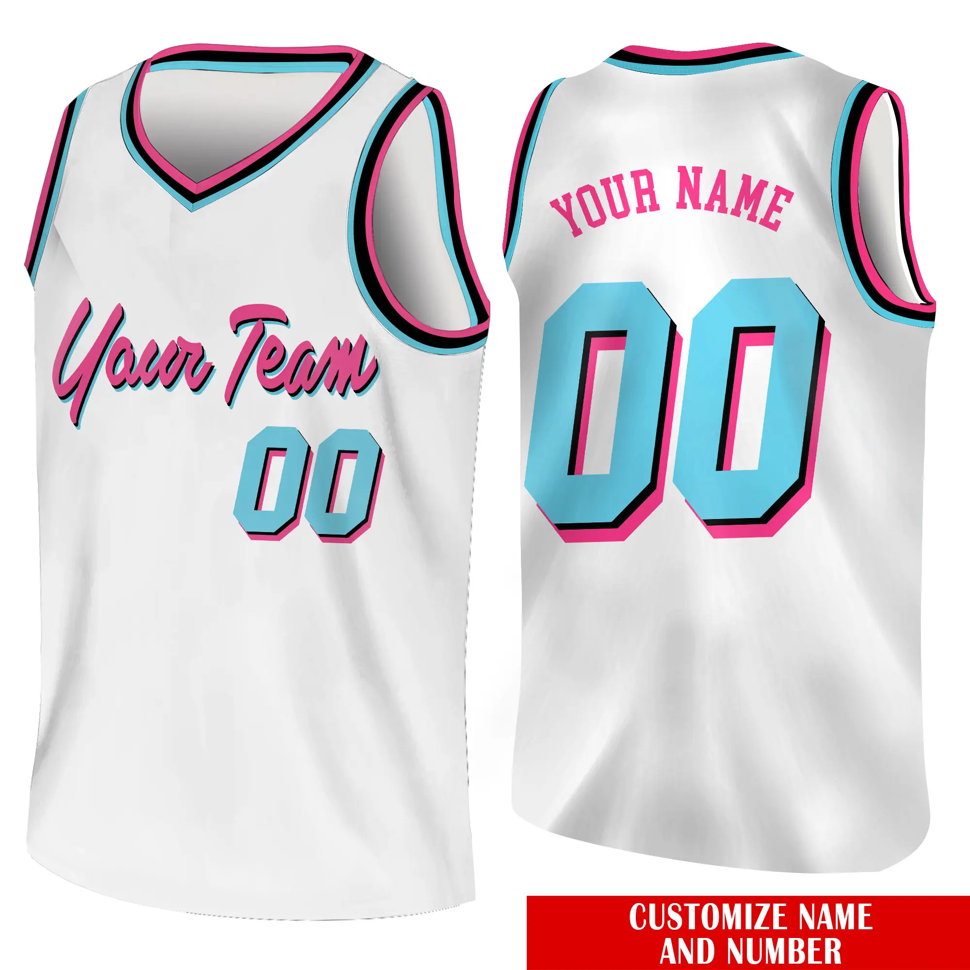 Custom Basketball Jersey Team Name Number 2025 Fashion Women Men Kid Sleeveless Basketball Jersey Basketball Fan Players Custom image 5
