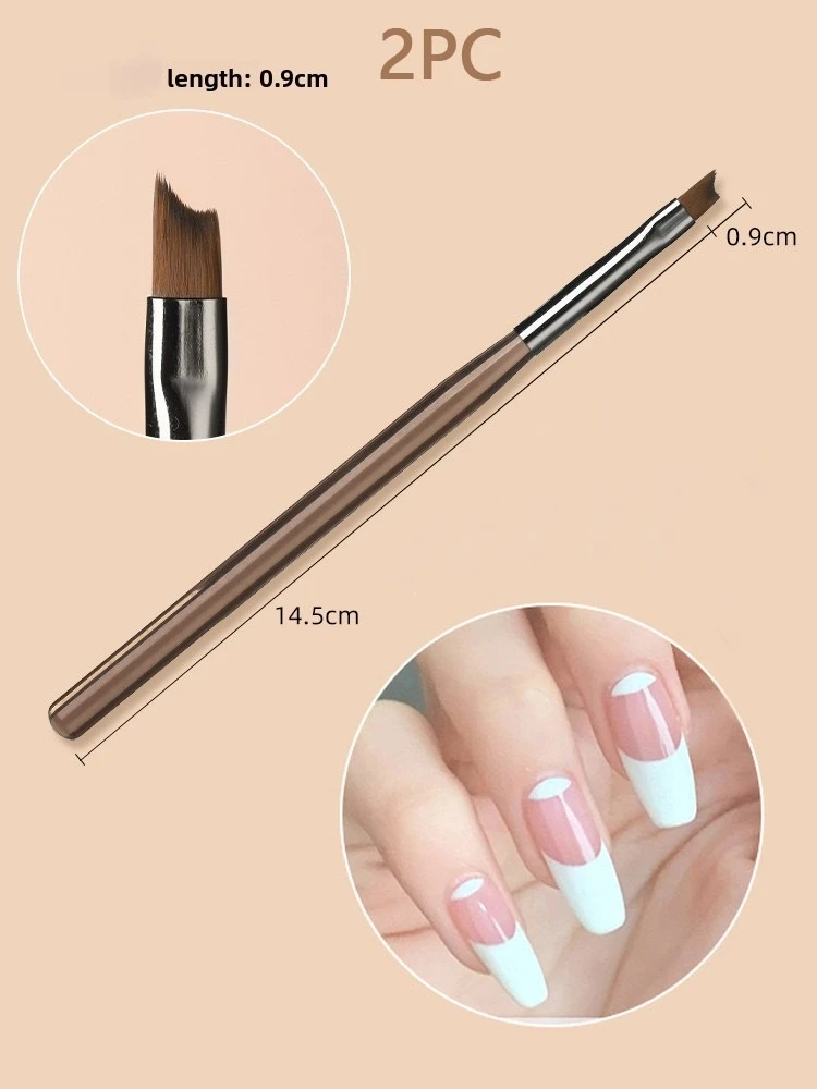 9-teiliges UV-Gel Nagelpinsel-Set, DIY Malstift, Maniküre Acryl-Zeichenpinsel für Nagelkunst-Design, Nagelspitzen-Präsentationswerkzeug