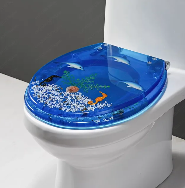 Soft Close Toilet Seat, Universal Thickened Design with Quick Release Hinges for Easy Cleaning, Fits Most Standard Toilets