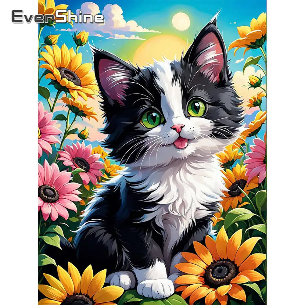Evershine Diamant-Malerei, Hund, Tier, Strass-Bilder, Cartoon-Diamant-Stickerei, Brücke, buntes Kunsthandwerk, handgefertigtes Geschenk