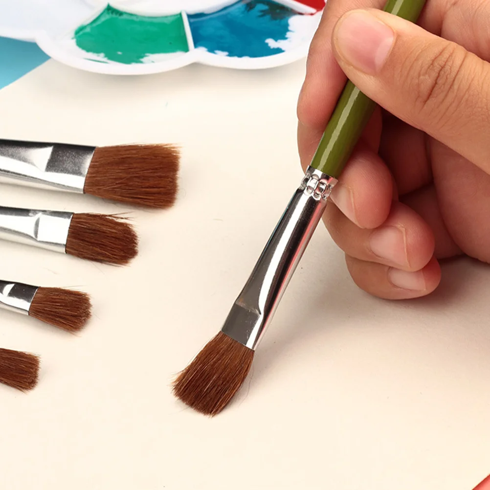 12-teiliges Kunstpinsel-Set, Mehrzweck-Öl-Aquarell- und Acryl-Malwerkzeuge für Kinder, Studenten, Anfänger, Öl- und Aquarellmalerei