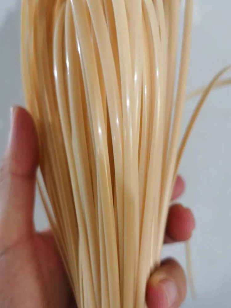 10 Meters Milk Tea Color PE Flat Synthetic Rattan Material DIY Handmade Weaving Plastic Cane For Knit Repair Chair Table Basket