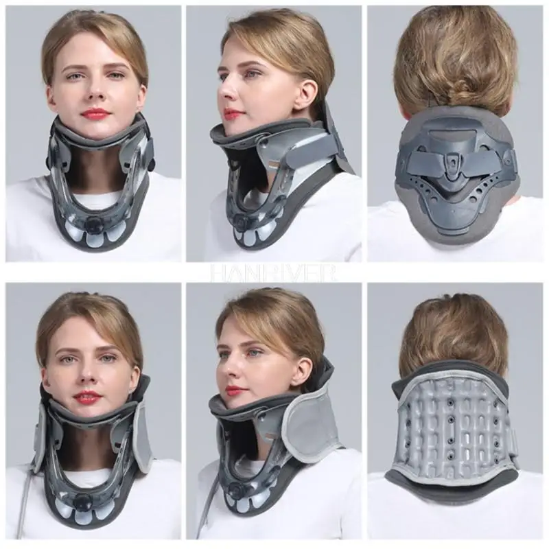 New Cervical Neck Traction Inflatable Neck Stretcher Adjustable Collar Stretching Correction for Home Traction Spine Alignment