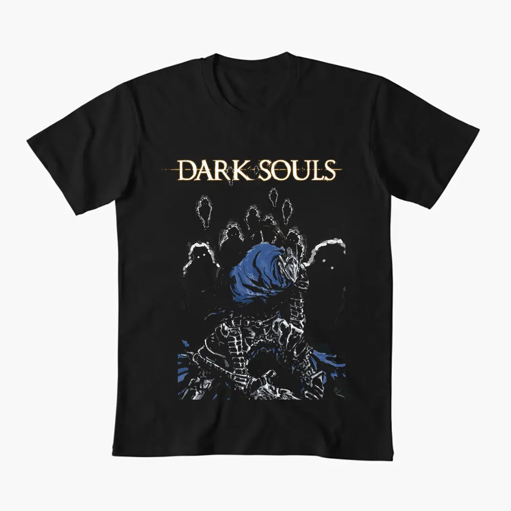 Wolf Knight Artorias The Abysswalker Gift T-shirt 0604 Dark Souls Graphic clothes Retro Bloodborne Game Tee US size Tops S-6XL