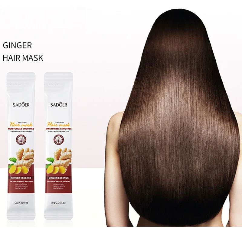 Ginger hair conditioner Repair Damaged Frizzy Improve roughness smoothness Smooth Nutrition Deep Nourishing Hair Root Scalp Care