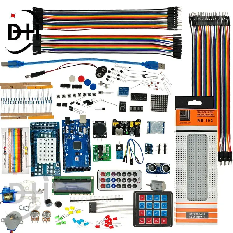 

for MEGA 2560 Project The Most Complete Starter Kit for Arduino Mega2560 R3 Starter Kit Motor Servo DIY Project Set