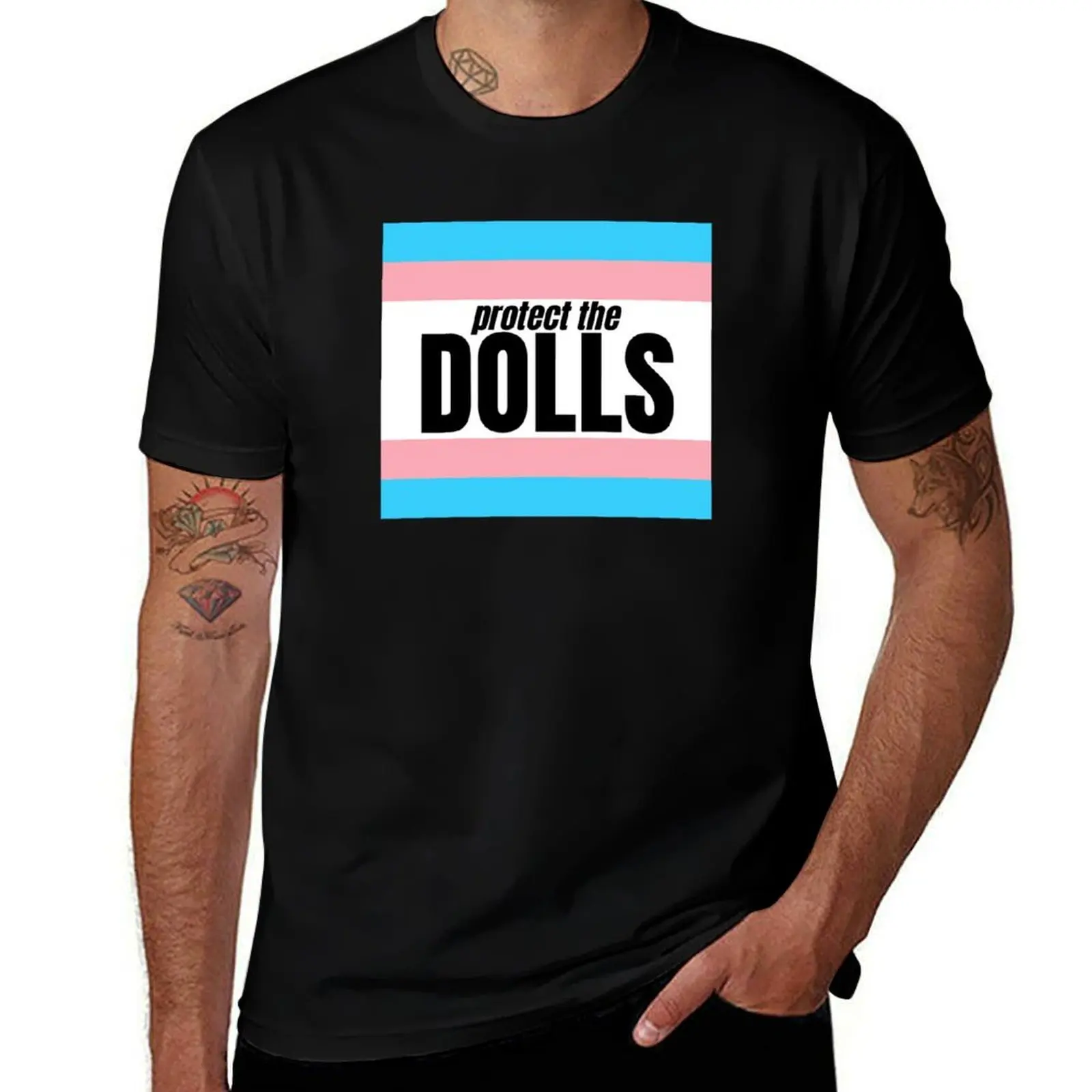 

Protect The Dolls T-Shirt hippie clothes anime stuff shirts graphic tee graphics mens designer t shirt