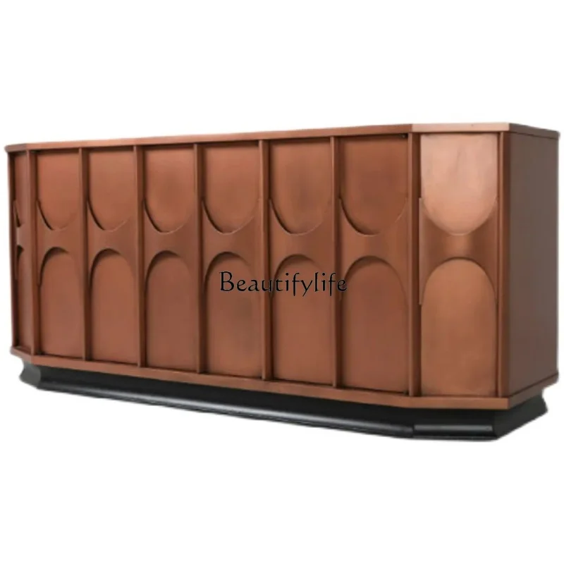 Simple Modern Sideboard Cabinet Wood Color Home Model Room Living Room Storage Curio Cabinet