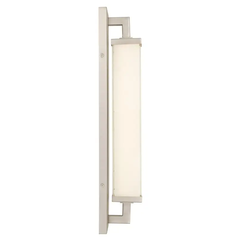 شريط إضاءة LED من النيكل المصقول مقاس 22 بوصة للحمام، تصميم متكامل، طراز حديث، إضاءة موفرة للطاقة، إضاءة واحدة #3