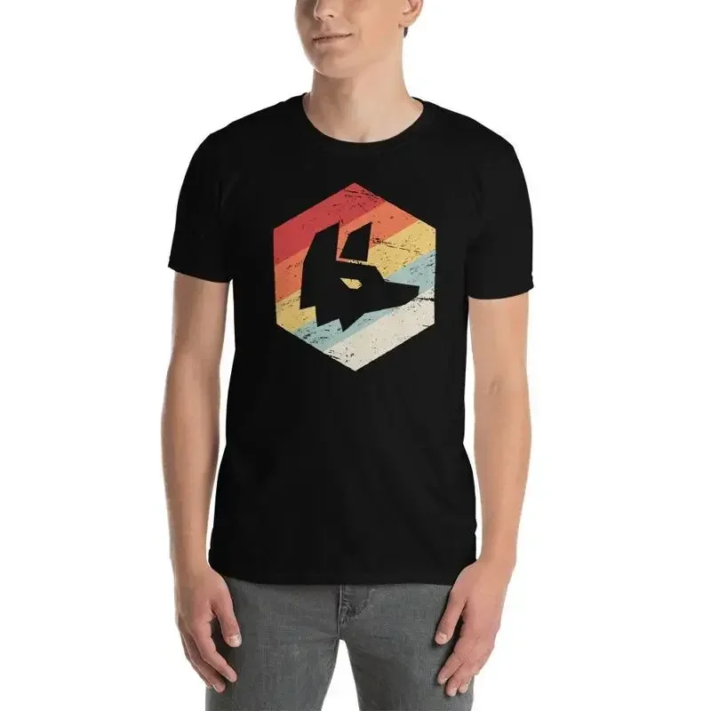 Retro Fox T Shirt Jackal Coyote