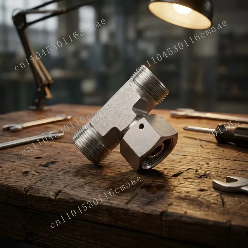Hot-selling SS316 SS304 Internal Thread Tee Joint 3-way High-performance Forged Smooth High-pressure Thread Joint