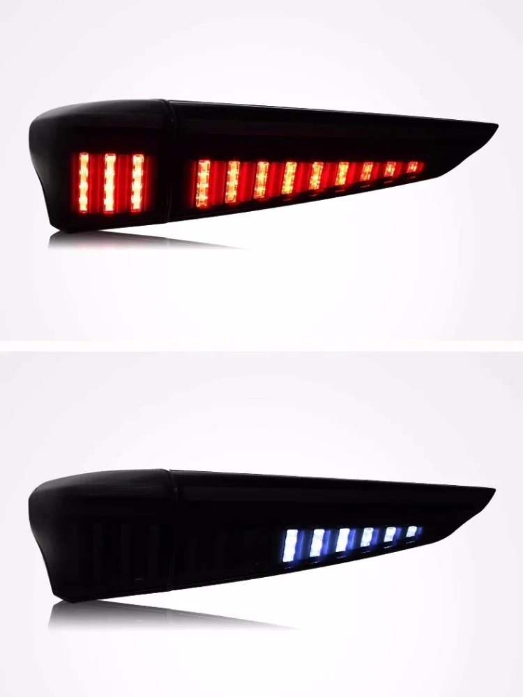LED Tail Light For Toyota Crown Kluger Highlander 2022 Modified Stream Turn Signal Brake Backup Lamp Assembly Car Accessories