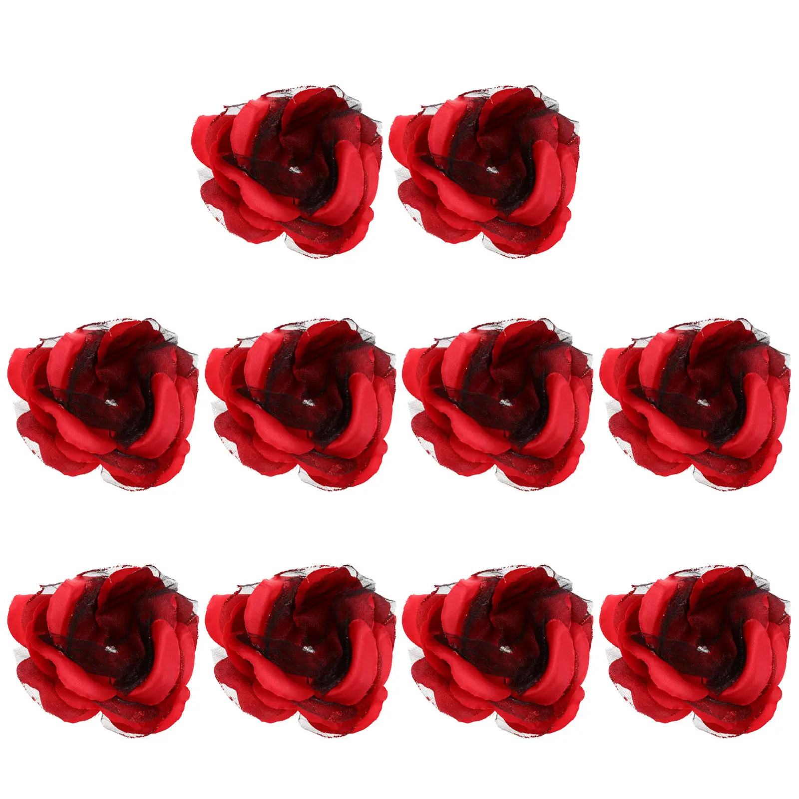 10Pcs Realistic Silk Rose Petal Wrappers for Chocolate Candies Nougat Caramels Homemade Sweets Wedding Favor Packaging DIY Craft
