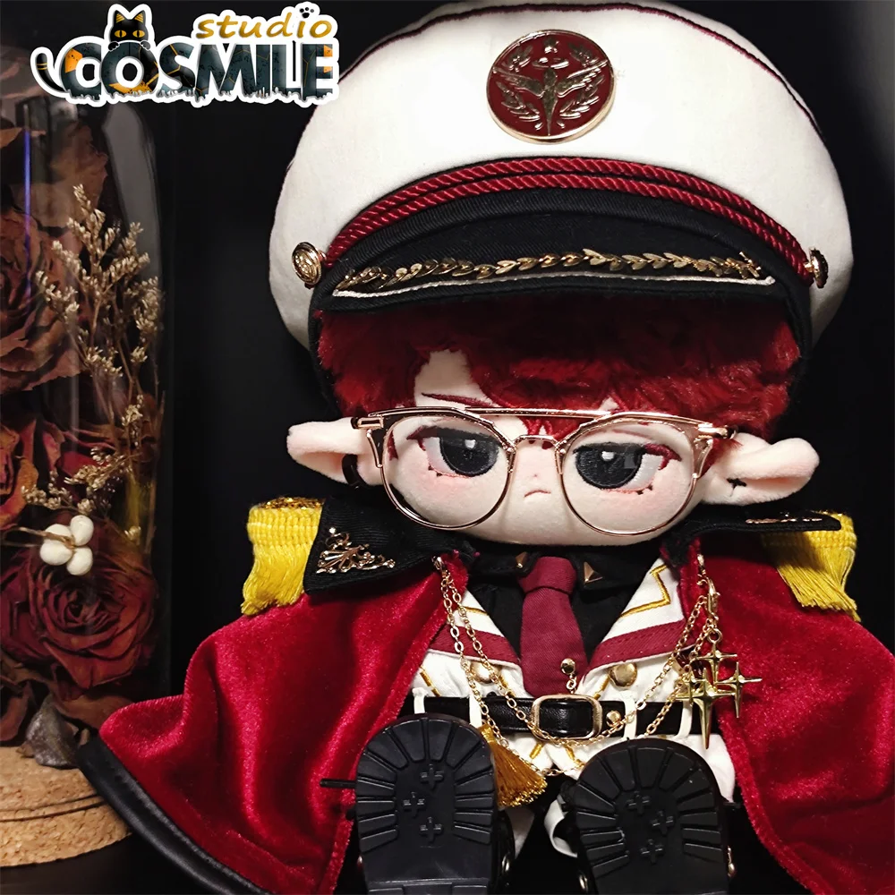 European Royal General Classical Elegant Prince Knight Chief Long Cloak for 20cm 30cmPlush Doll Clothes Clothing Costume DJ Dec
