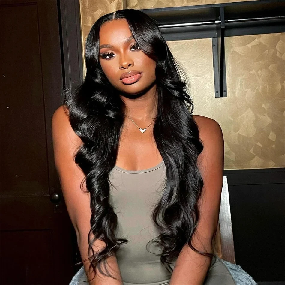 30 Inch 13x4 13x6 HD Body Wave Lace Front Wig Brazilian Pre Plucked Loose Wave Lace Frontal Wig Human Hair Wigs For Black Women