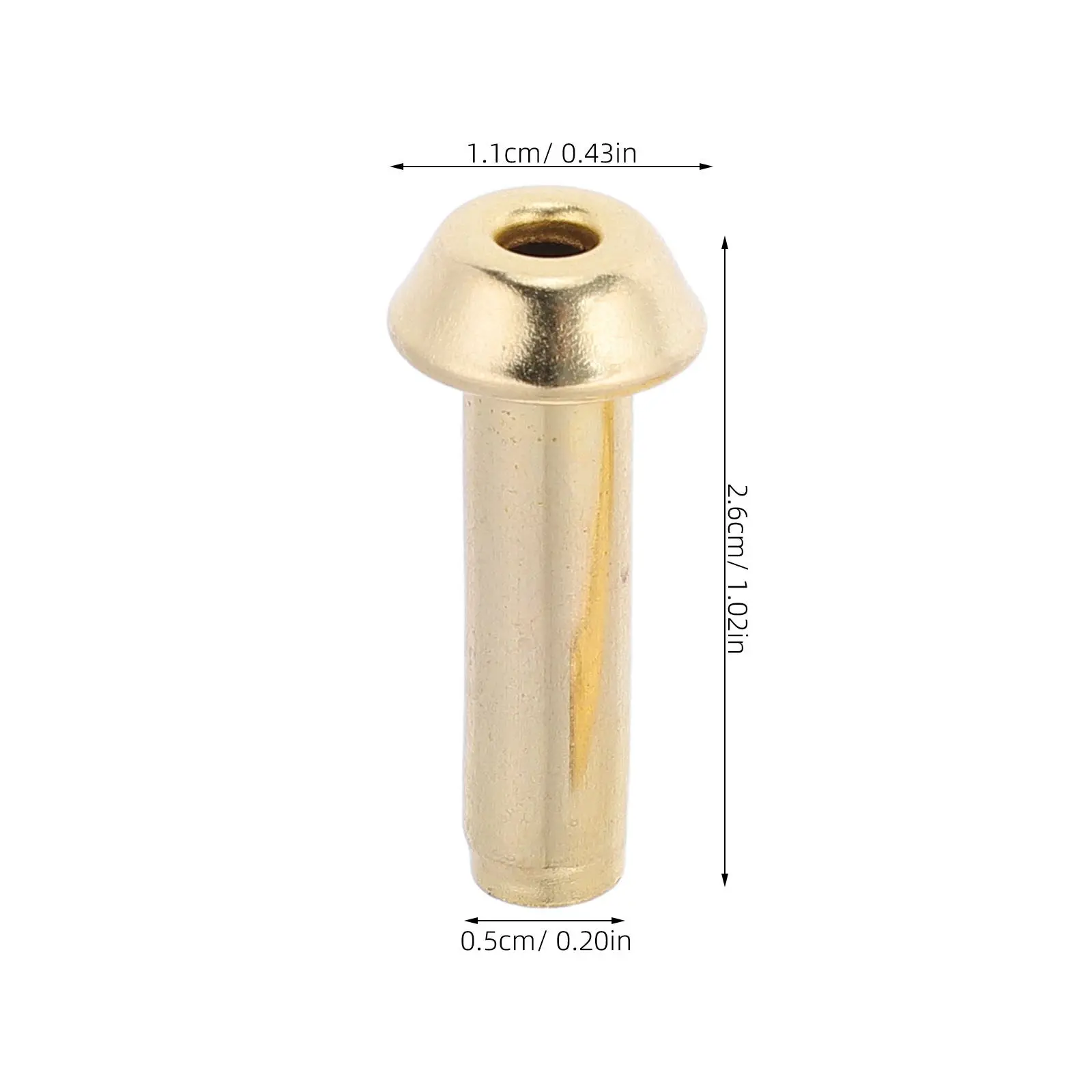 10Pcs Oil Lamp Wick Tube Replacement Alloy Wick Holders for Lanterns Vintage Home Lighting DIY Accessories view 2