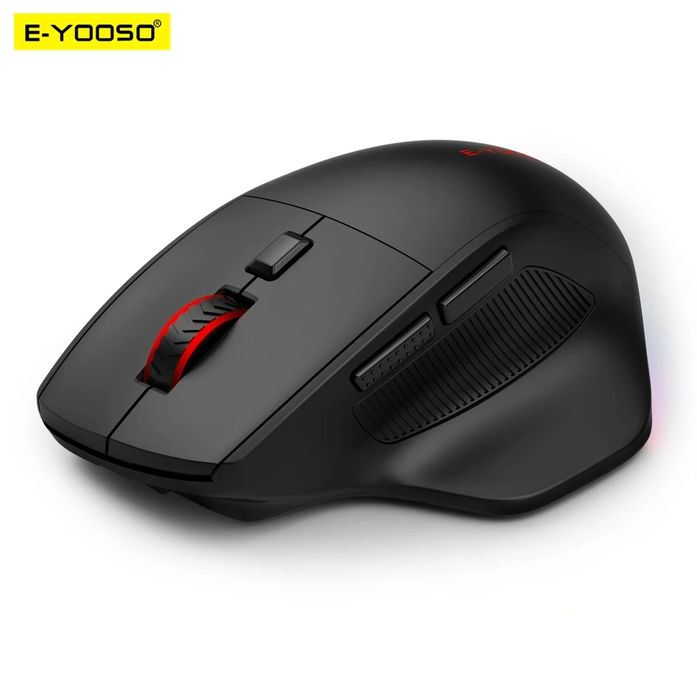 

Игровая мышь E-YOOSO X-54 USB SG205 с разрешением 12800 DPI, поддержкой Bluetooth, беспроводным и проводным подключением 2.4G для геймеров, компьютеров, ноутбуков и ПК