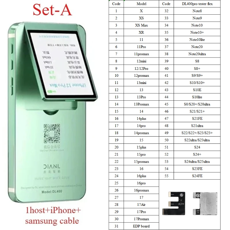 DL400 Pro LCD Screen Tester Box For iPhone Samsung Phone LCD