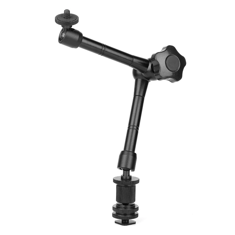 N11R- 6X Magic Arm 11 Inch Articulating Arm Magic Friction With Hot Shoe Mount & 1/4 Inch Tripod Screw