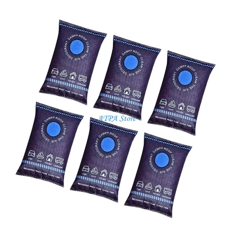 

U13C Car Dehumidifier Bag Showing Color For Small Vehicles Moisture Absorber