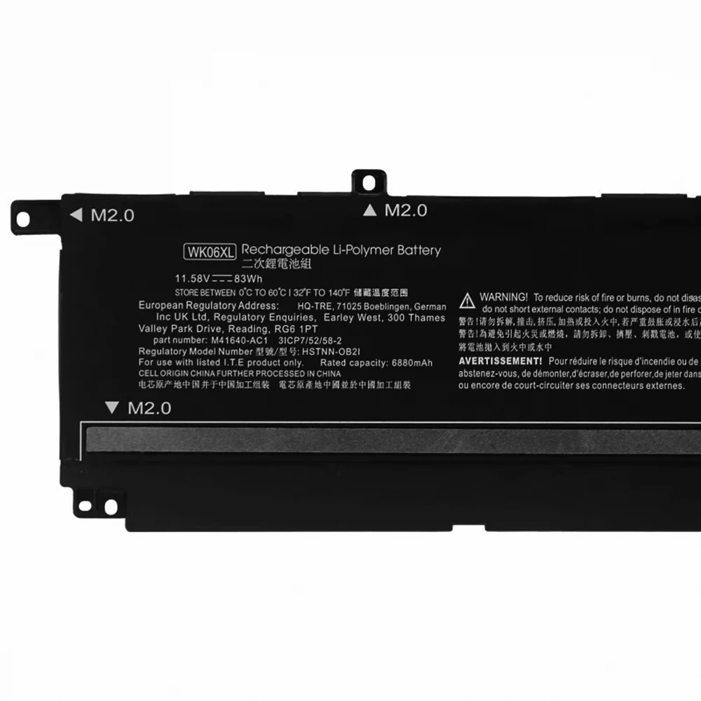 New Genuine Original WK06XL 11.58V 83Wh Laptop Battery for HP OMEN 16-B 16-K 17-CK 17-CK0001NL M41640-AC1 M41711-005