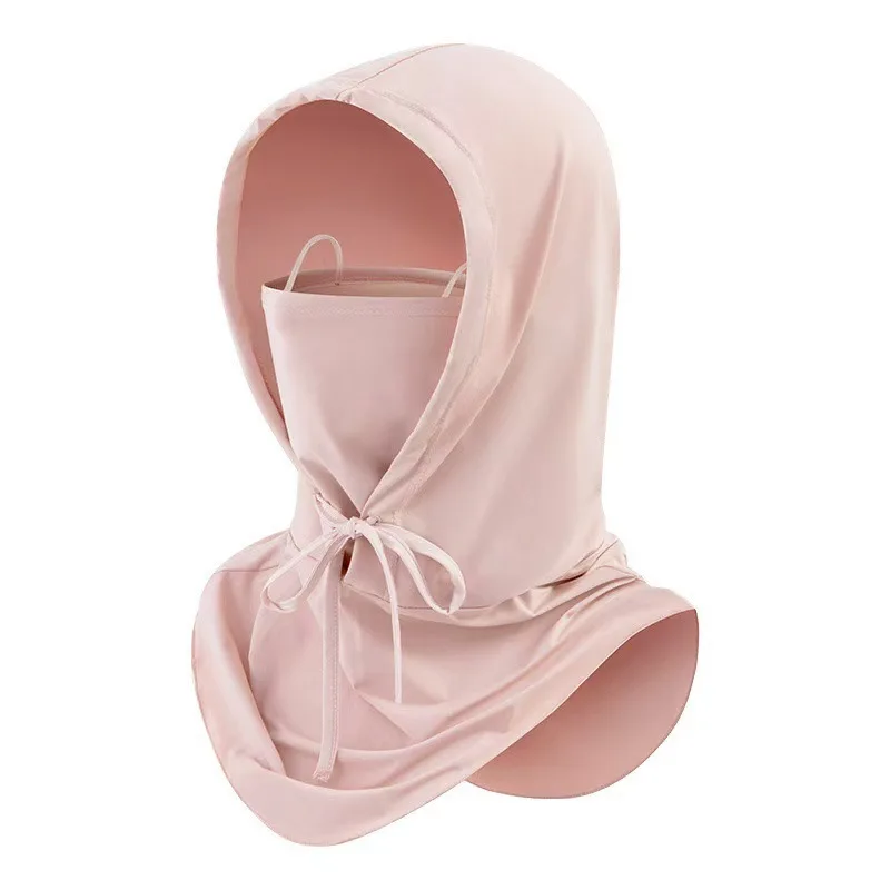 Summer UV Protection Face Mask Ice Silk Scarf Neck Gaiter for Cycling Outdoor Travel Sunscreen Breathable Sun  for Men Women