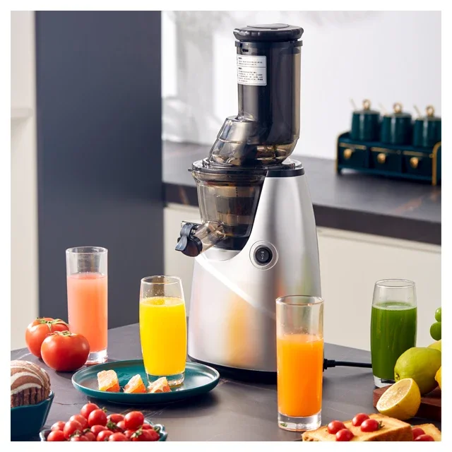 Electric slow juicer big mouth juicer extractor cold press juicer