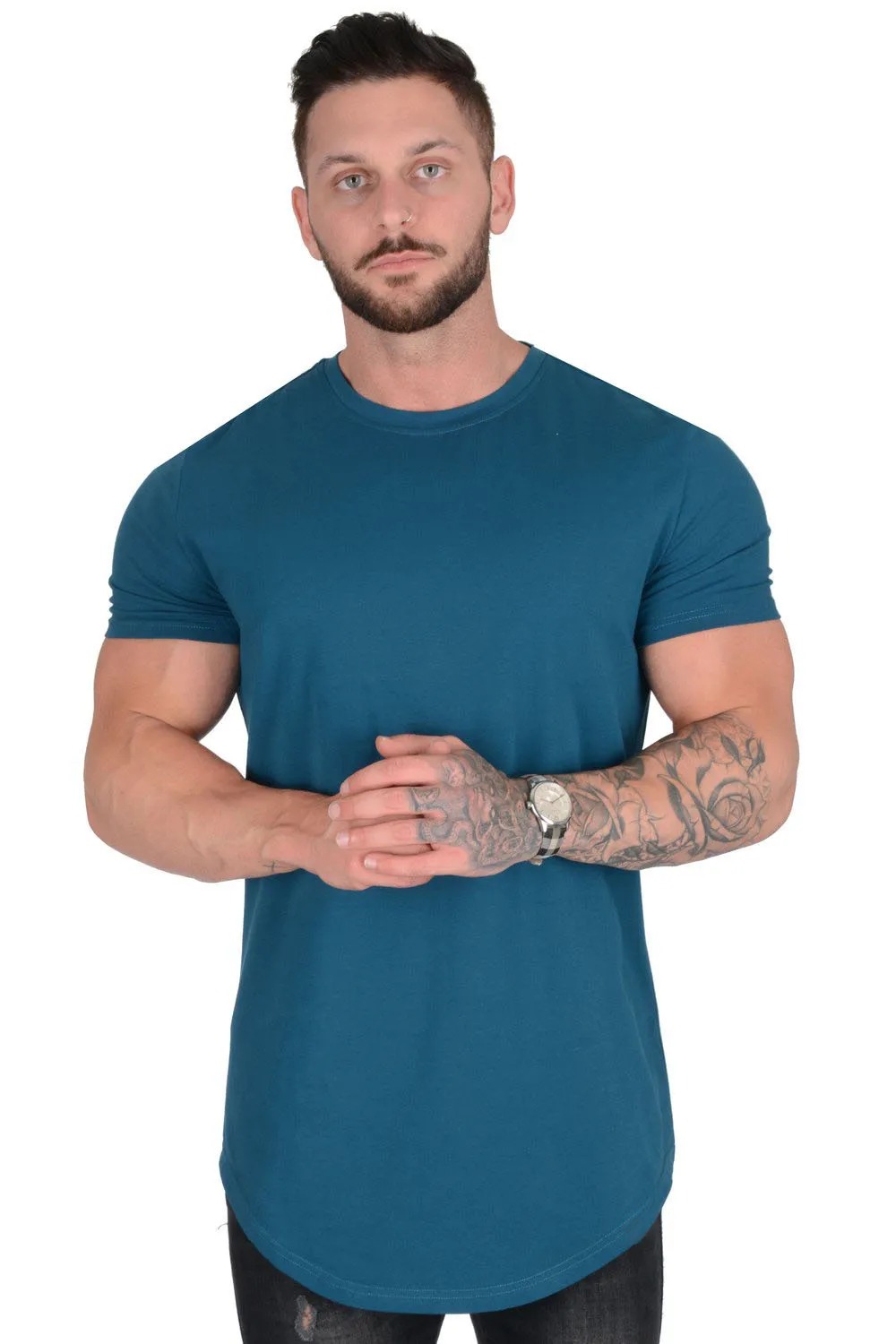 New Brand Gym Shirt Sport T Shirt Men Cotton Short Sleeve Running Shirt Men Workout Training Tees Fitness Tops Rashgard T-shirt