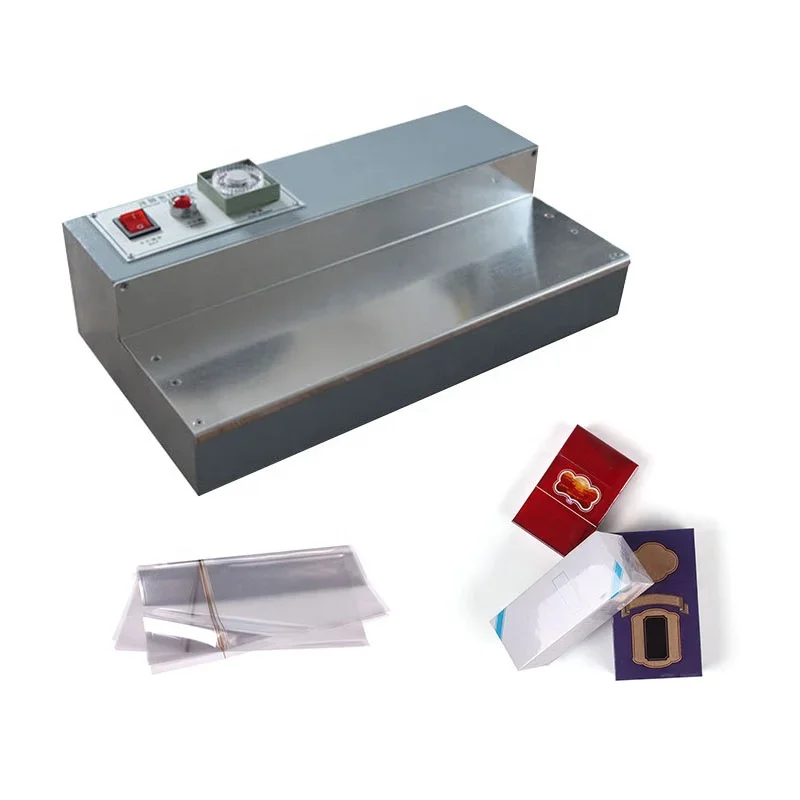 Perfume box cellophane wrapping machine cellophane sealing machine playing card cellophane heat shrinking machine