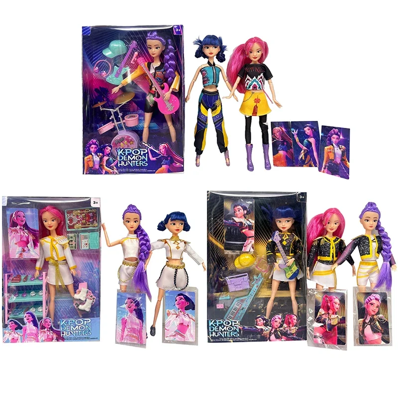 

Горячая KPop Охотники на демонов, экшн-кукла, фигурка куклы, игрушка Руми Мира Зои, модная кукла принцессы, пластиковая DIY девушка, Рождественский подарок