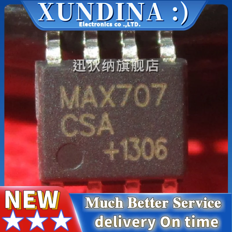 10 PÇS/LOTE MAX707ESA MAX707 SOP-8 IC novo e original