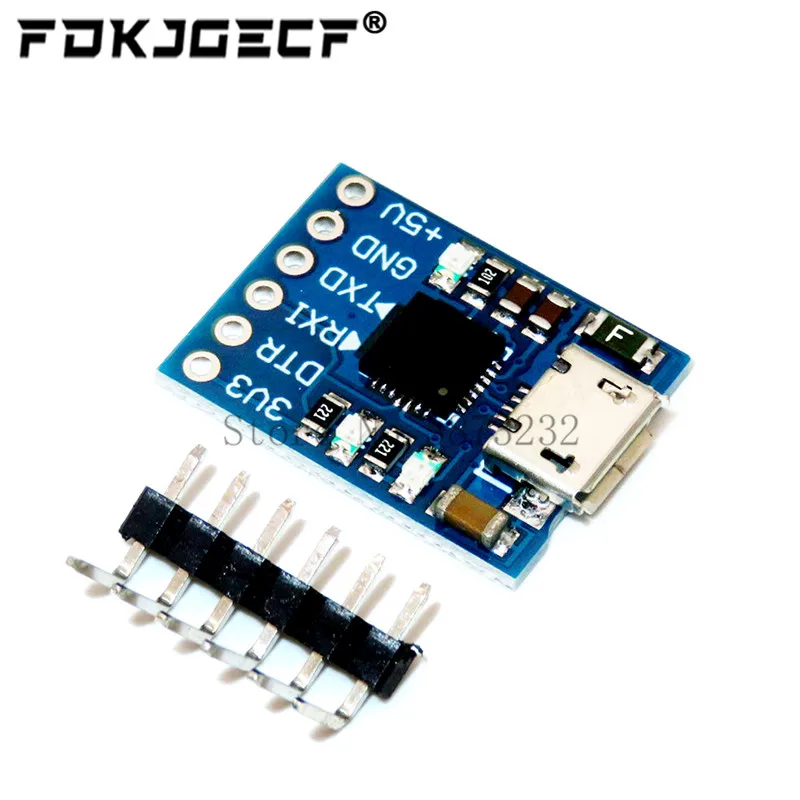 10pcs CP2102 MICRO USB to UART TTL Module 6Pin Serial Converter UART STC Replace FT232