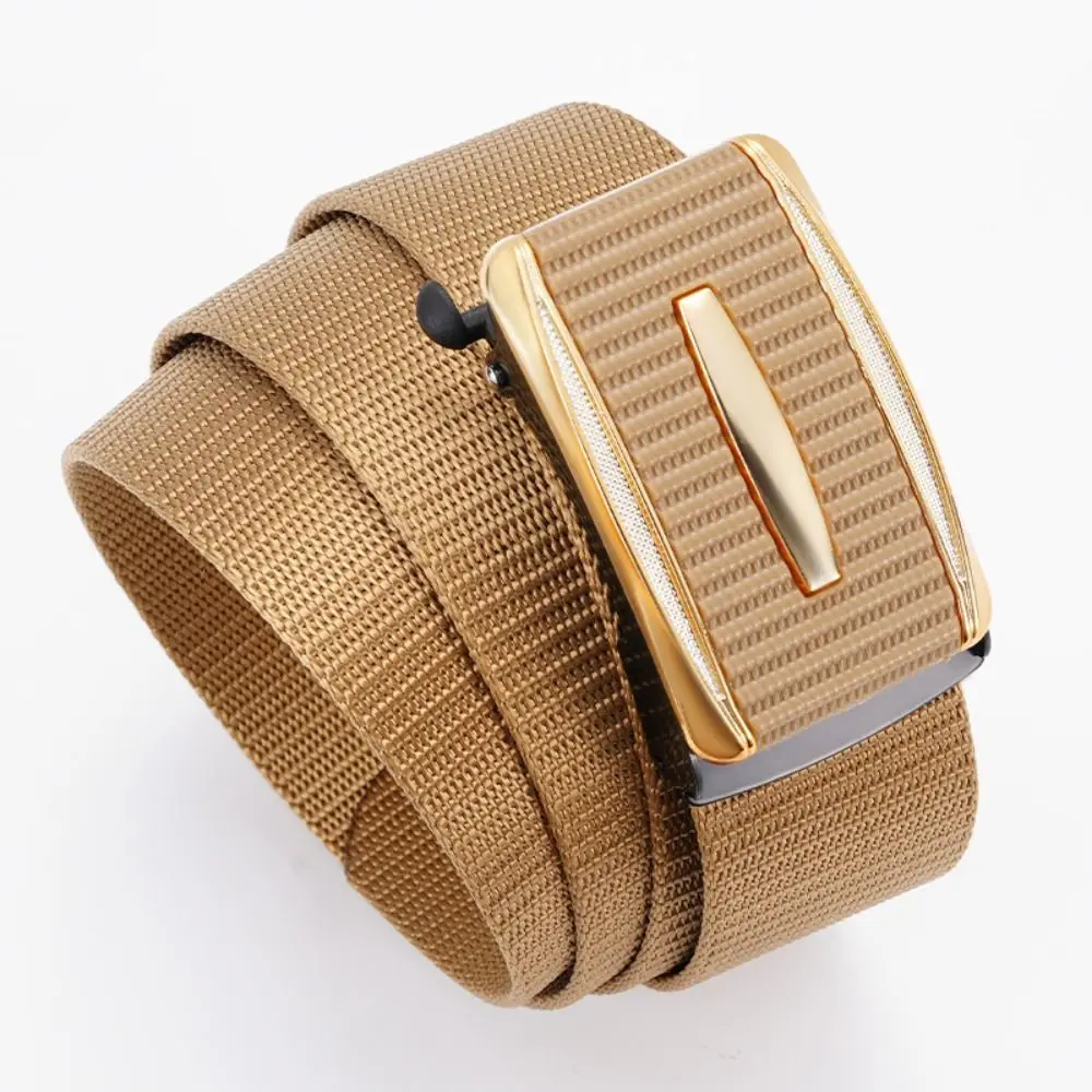 

Luxury Brand Nylon Belt Fashion Sports Business Casual Canvas Strap Automatic Buckle Waistbands