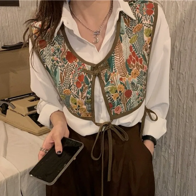 Lace-up Vest for Women Niche Design Streetwear Fashion Girls Clothing Outwear Spring Autumn All-match Students New Young Ladies