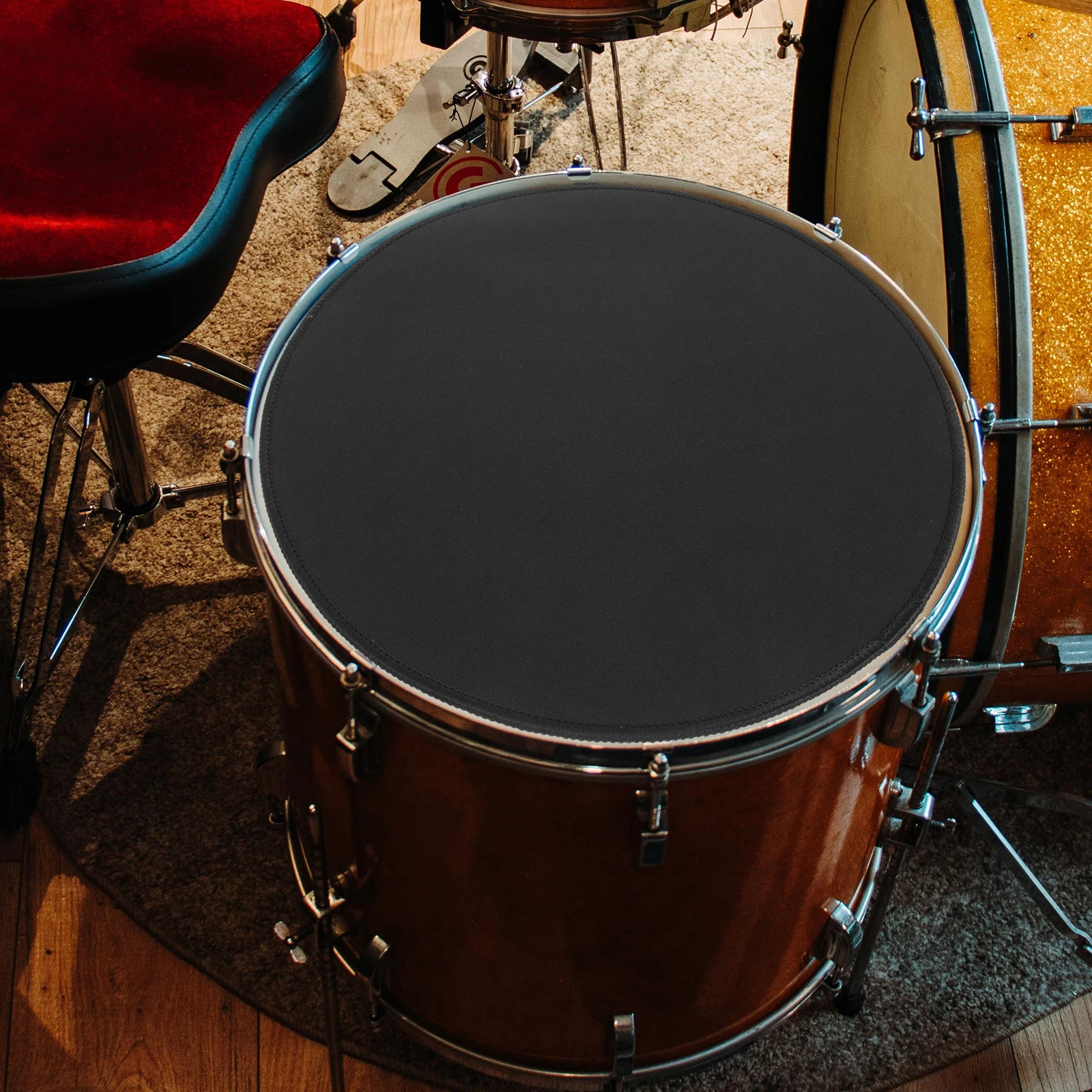 

Drum Silence Pad Pads Dampeners Practice Kit Accessories Bass Mute Device Soundproofing