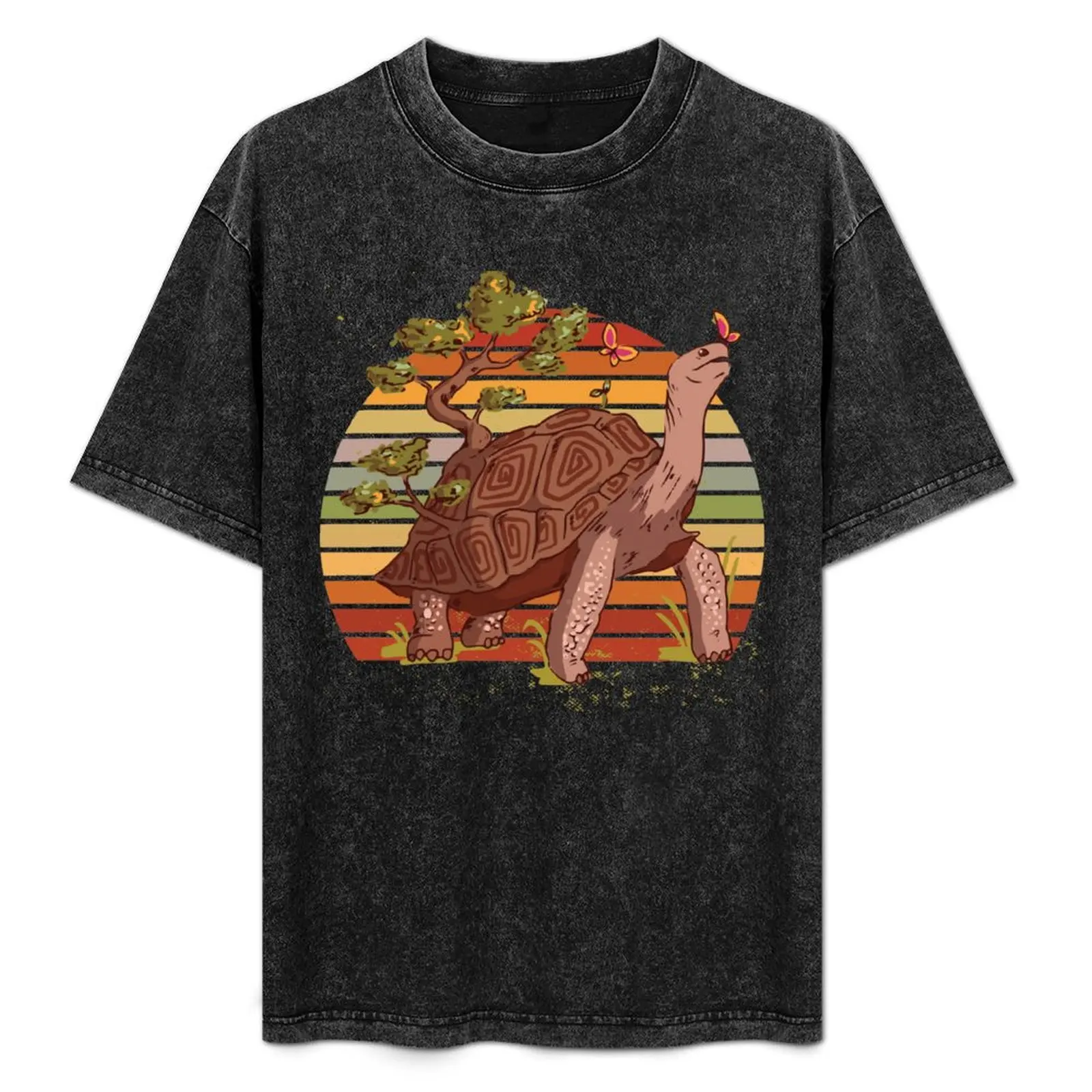 

Galapagos tortoise. T-Shirt Plus Size Gym Sports T-Shirt