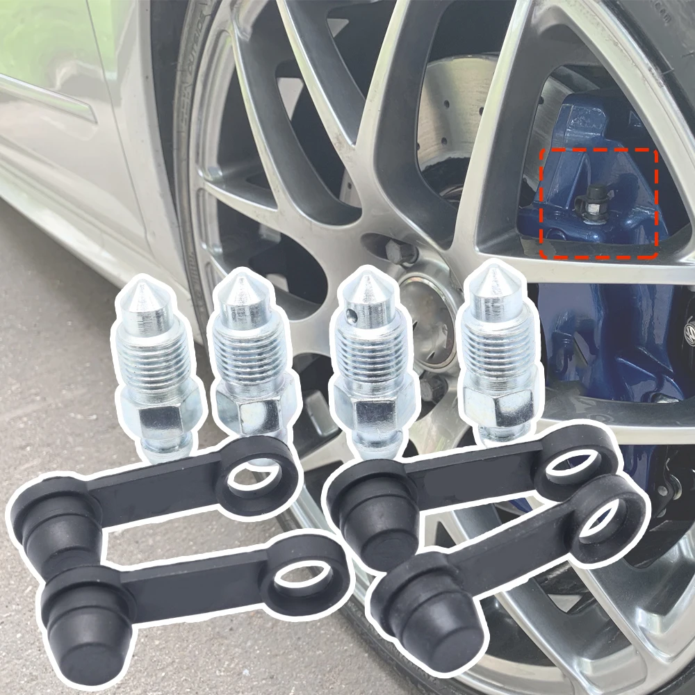 

Rear Left Right Caliper Bleed Nipples Screws Repair Kit for Nissan 350Z Z33 2002-2009 Clip 441284CA0A for Brembo Caliper Parts