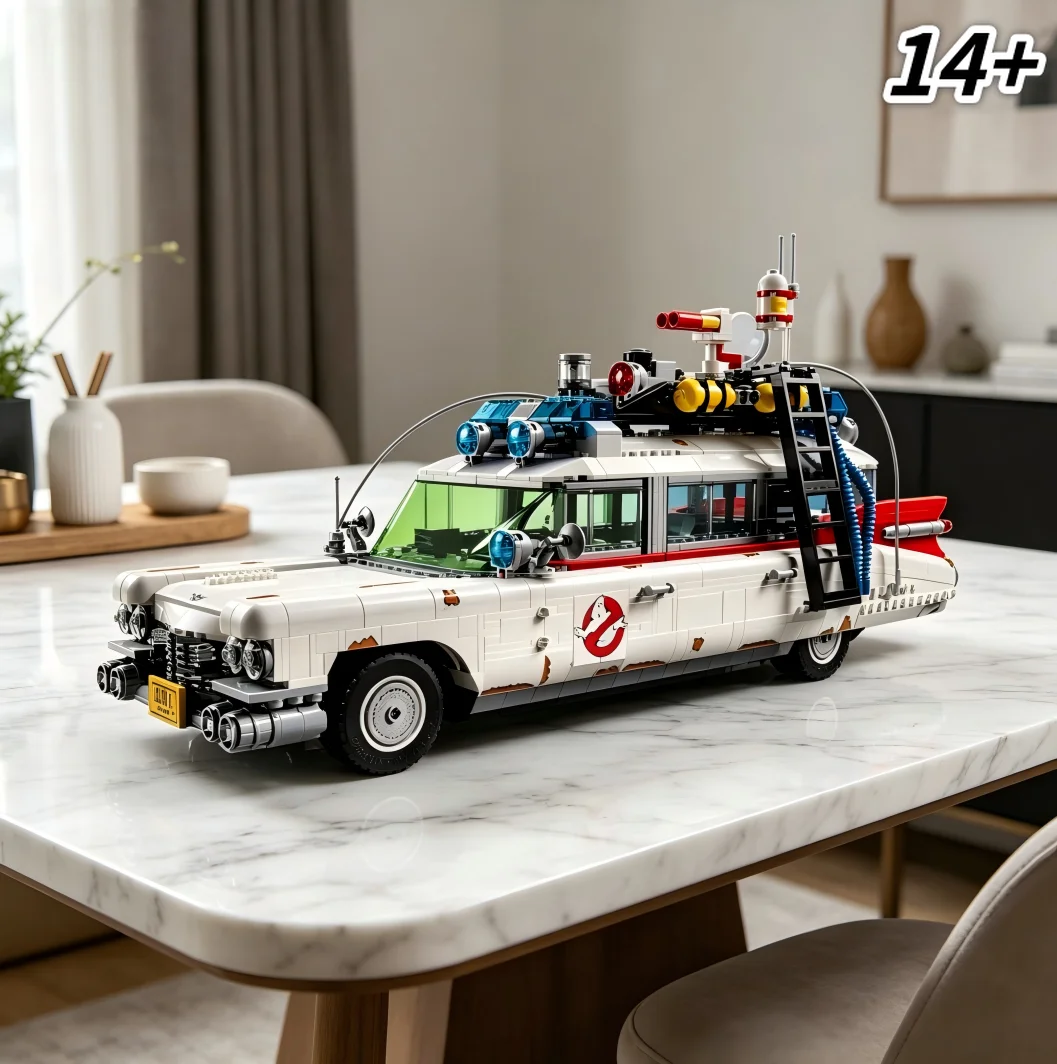 

2026New 10274 2352PCs Ghostbusters ECTO-1 Building Exquisite Vehicle Model High-end Small Gift