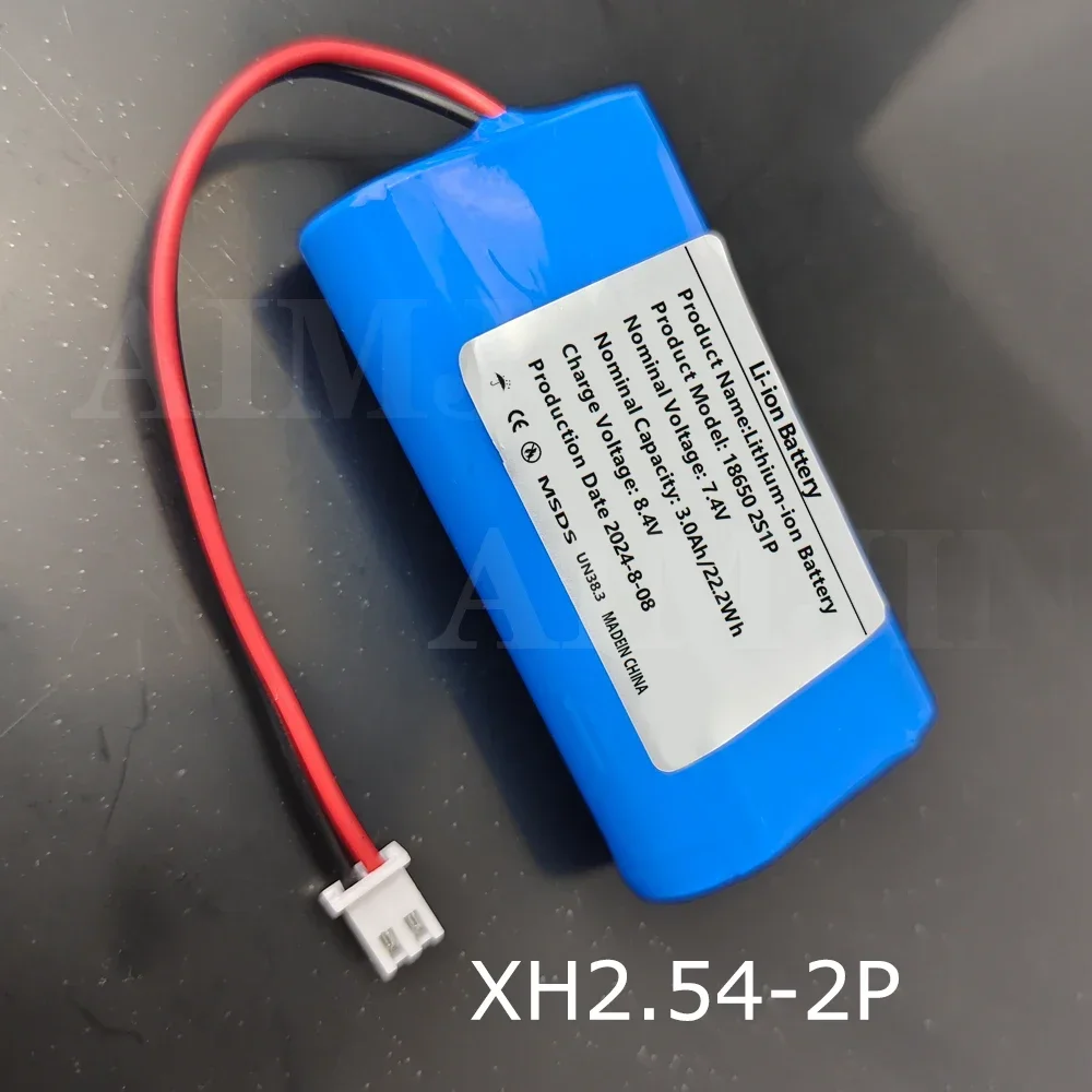 

for Amplifier Power toy Accessories LED Lights Security Equipment 2s1p battery pack 7.4V 3000mah 18650 Rechargeable Battery
