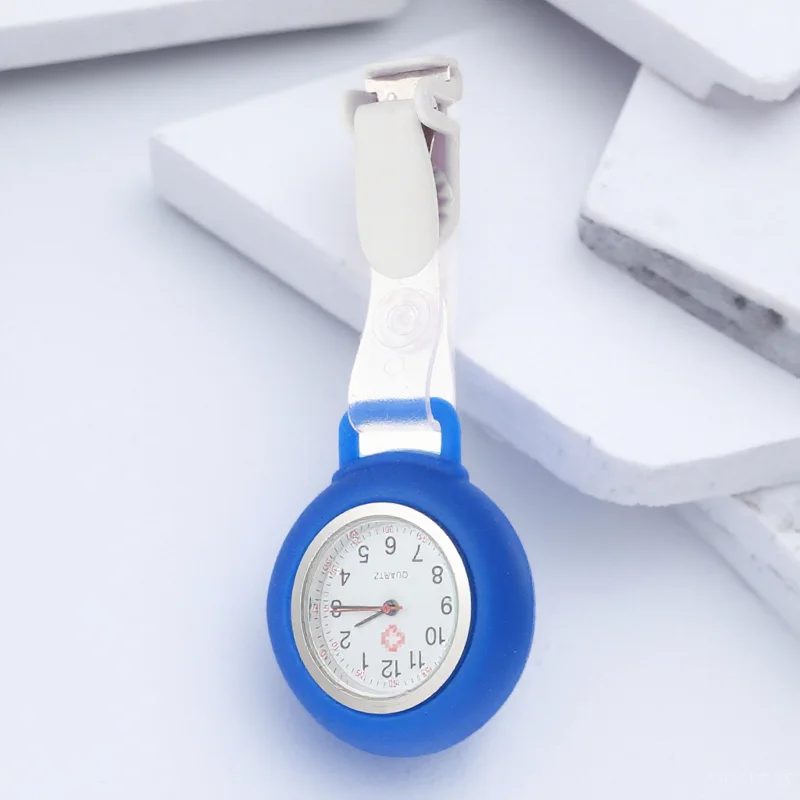 

Portable Nurse Pocket Watch Smooth Clip Design Rustproof Material Functional Fashionable for Medical Staff Daily Shift Use